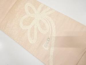 アンティーク　組紐模様刺繍袋帯（材料）